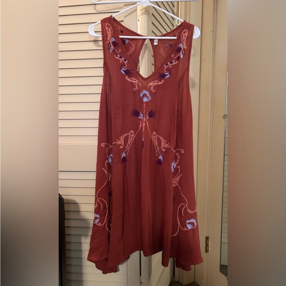 Free People Embroidered Midi Dress - Picture 7 of 8
